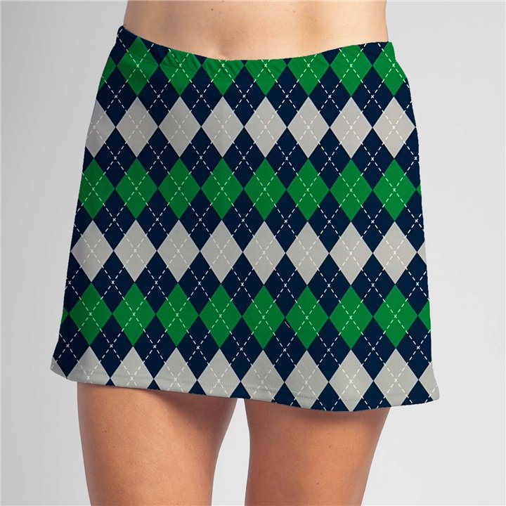 Sporty - Navy Green Argyle