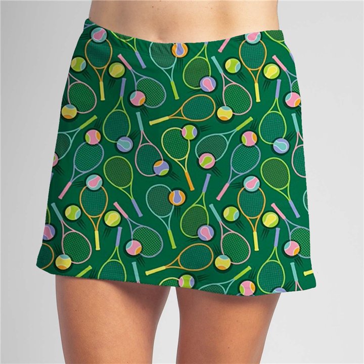 Sporty - Tennis Rackets Pastels on Green