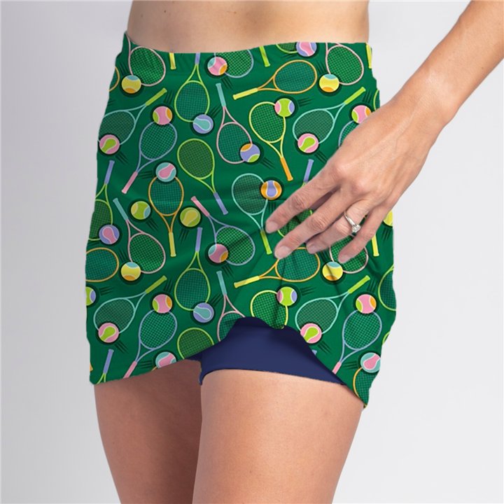 Sporty - Tennis Rackets Pastels on Green
