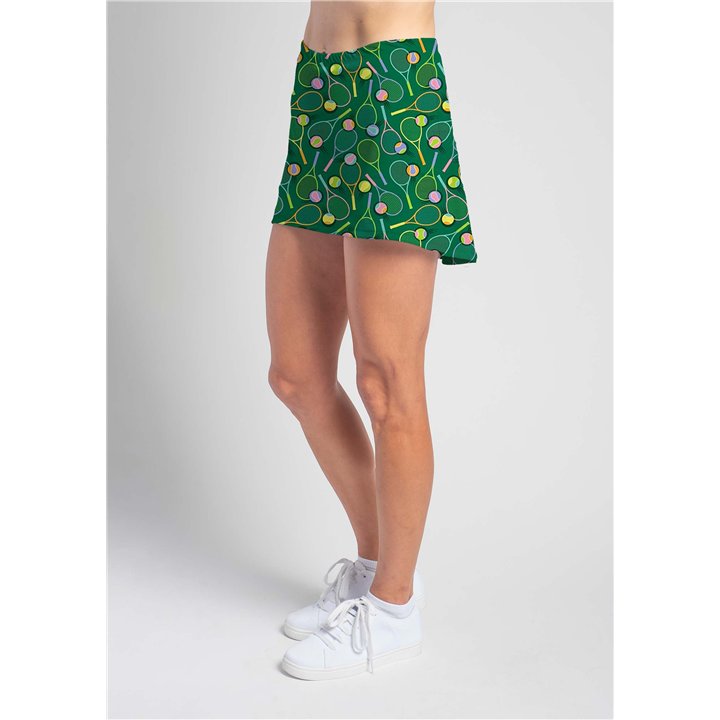 copy of HiLo - Tennis Rackets Pastels on Green