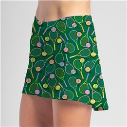copy of HiLo - Tennis Rackets Pastels on Green