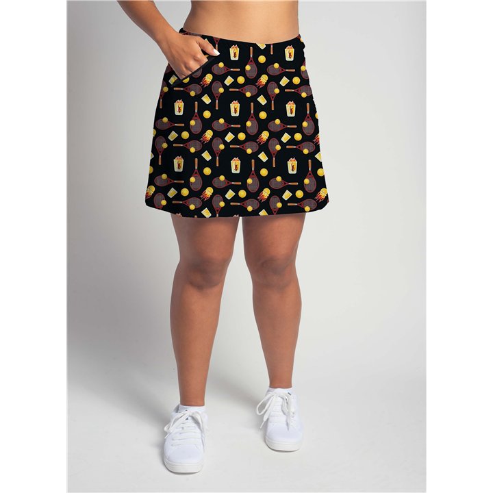 Zipper Pocket Skort - Great Balls of Fire