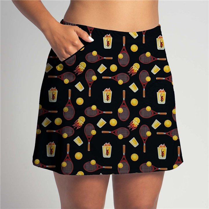 Zipper Pocket Skort - Great Balls of Fire