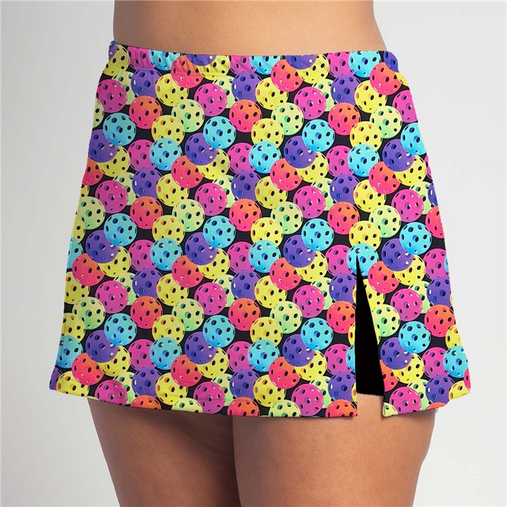 Side Slit - Rainbow Pickleballs