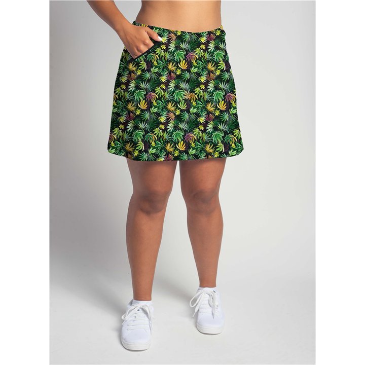Zipper Pocket Skort - Rocky Mountain High