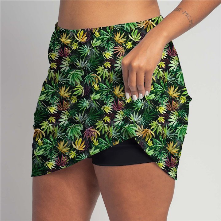 Zipper Pocket Skort - Rocky Mountain High