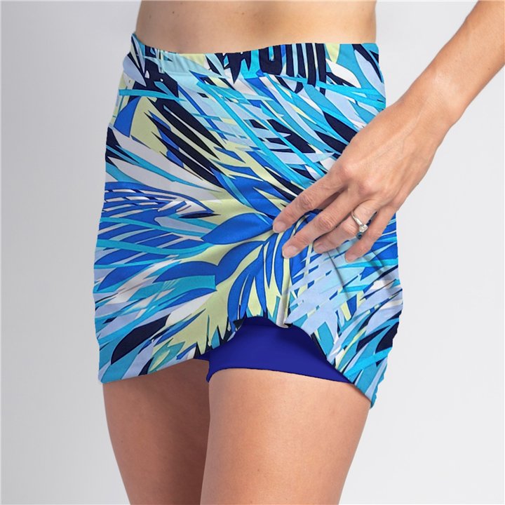 Sporty - Cobalt Palm Print