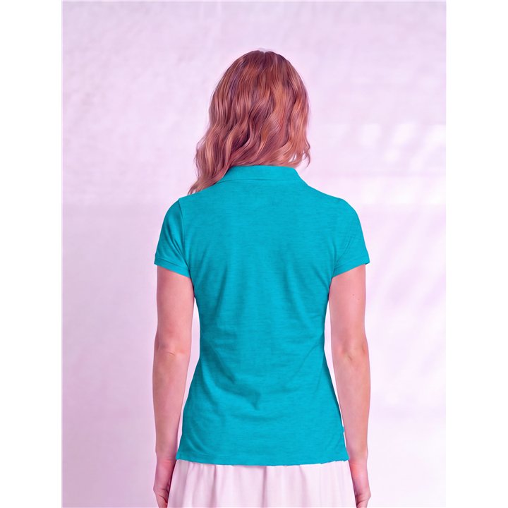 Collared Short Sleeve Top - Aqua