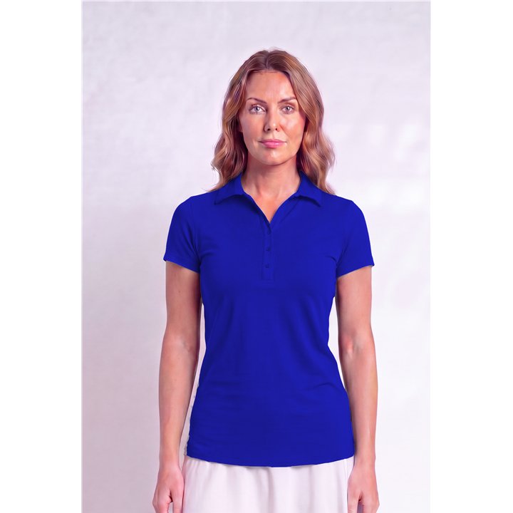 Collared Short Sleeve Top - Cobalt Blue