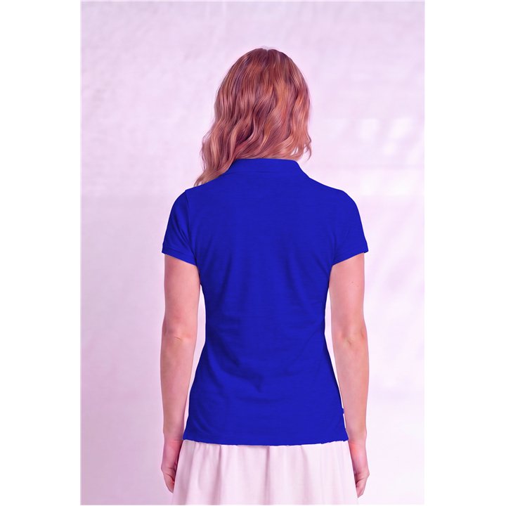 Collared Short Sleeve Top - Cobalt Blue