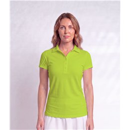Collared Short Sleeve Top - Neon Yellow