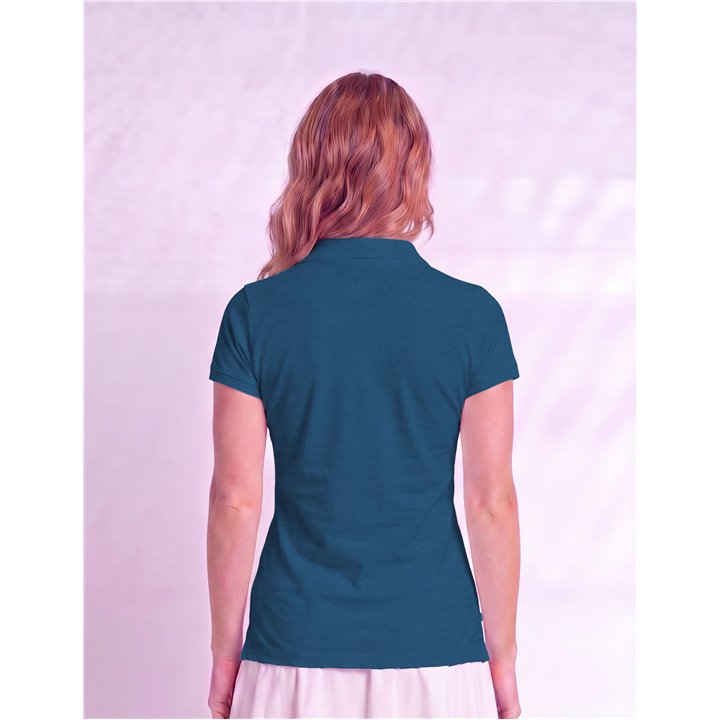 Collared Short Sleeve Top - Peacock Teal