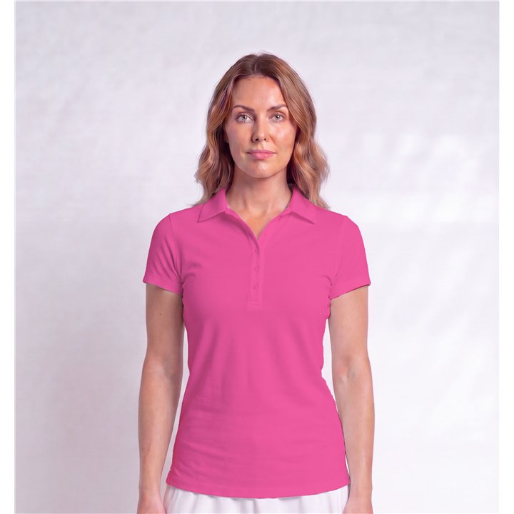 Collared Short Sleeve Top - Barbie Pink