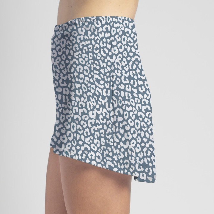 HiLo- Slate blue cheetah
