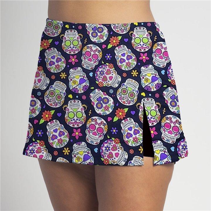 Side Slit - Sugar Skulls