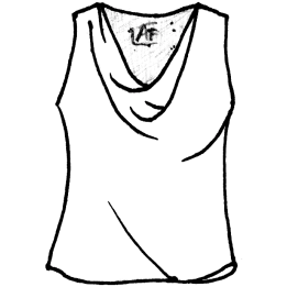 Cowl Neck Top - Design your own