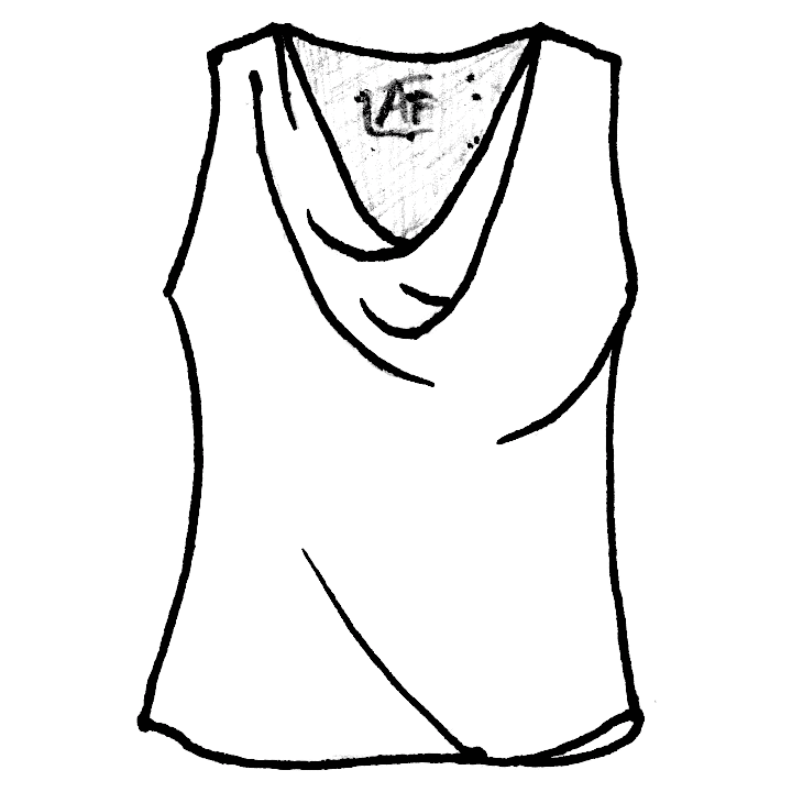 Cowl Neck Top - Design your own