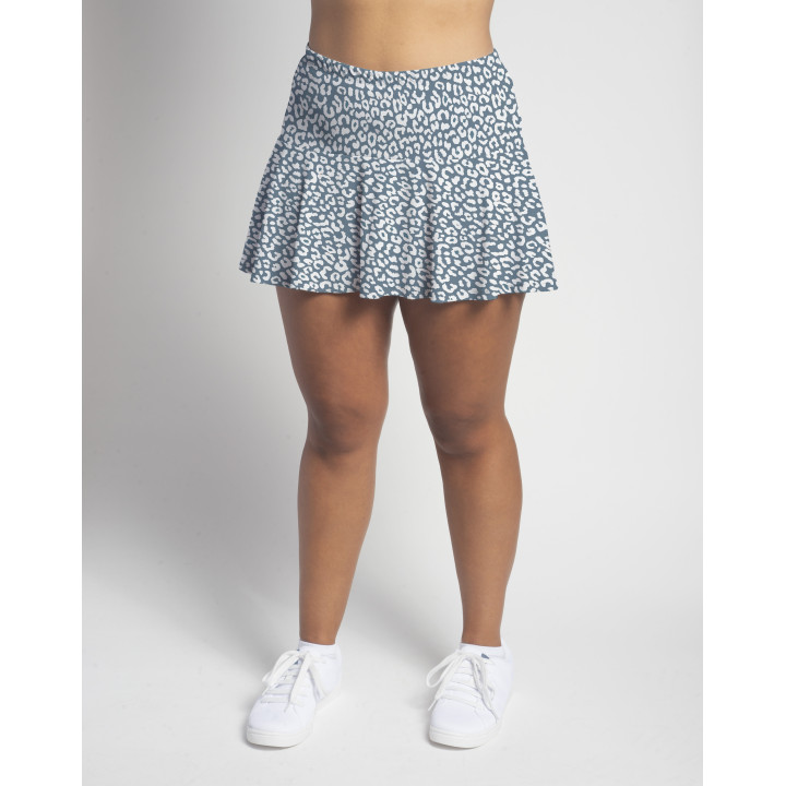 Flounce - Slate Blue Cheetah
