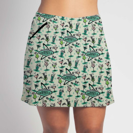 Zipper Pocket Skort - Atomic Cocktails