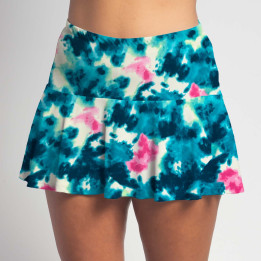 Flounce - Aqua Pink Splash