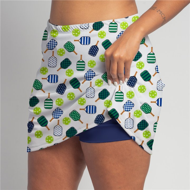 copy of Zipper Pocket Skort - Preppy Paddles