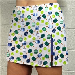 copy of Side Slit Zipper Pocket Skort - Preppy Paddles
