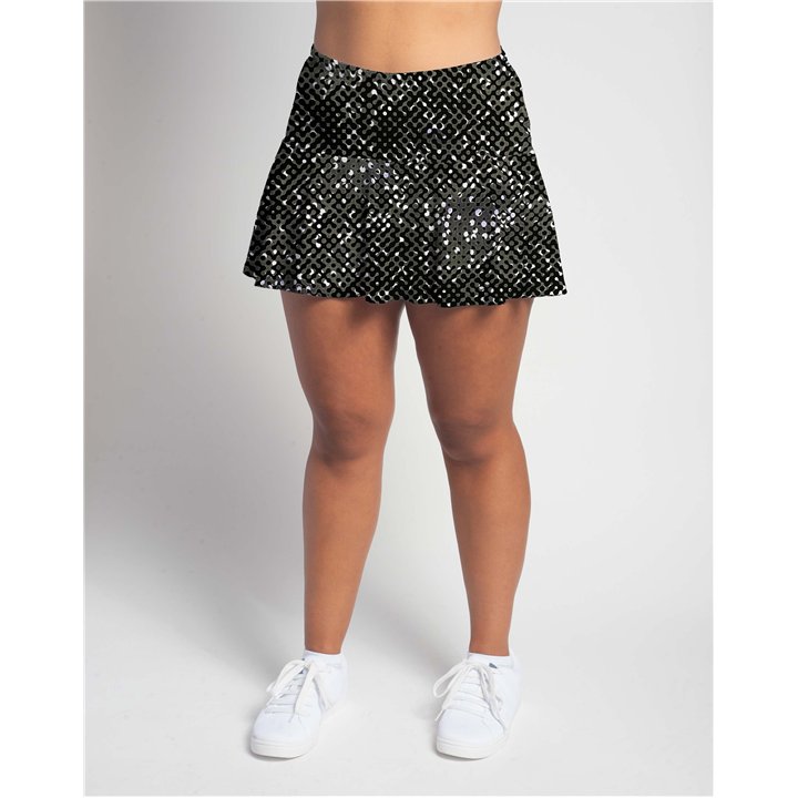 Flounce - Grey Lavender Abstract Dots