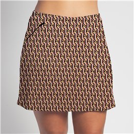 Zipper Pocket Skort - Pink Links