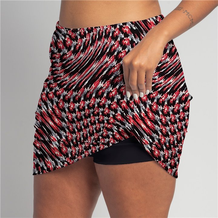 Zipper Pocket Skort - Hypnotic