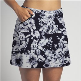 Zipper Pocket Skort - BW Tie Dye
