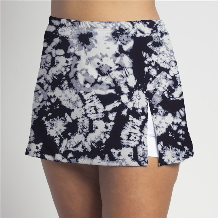 Side Slit - BW Tie Dye