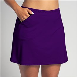 Zipper Pocket Skort - Grape Purple