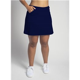 Zipper Pocket Skort - Navy