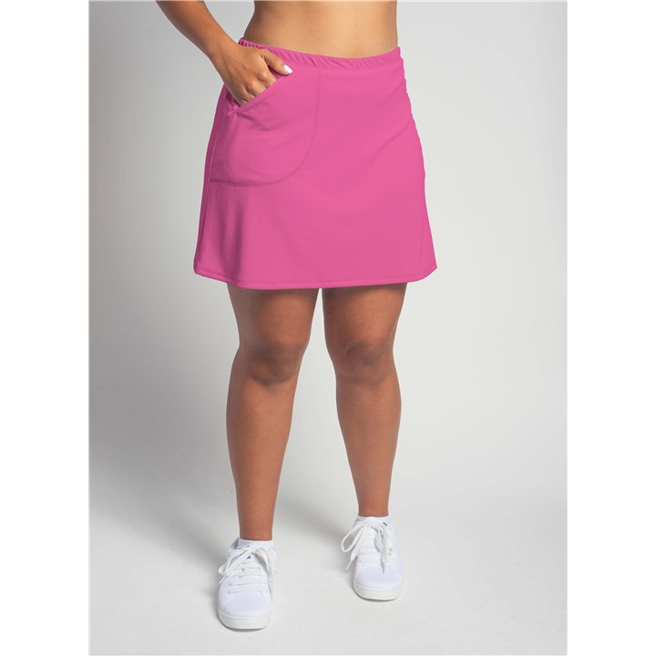 Zipper Pocket Skort - Barbie Pink