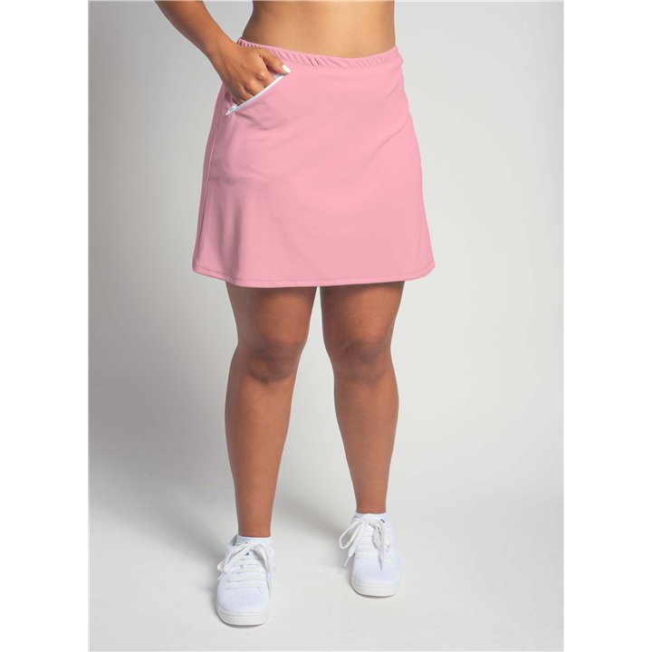 Zipper Pocket Skort -Light Pink