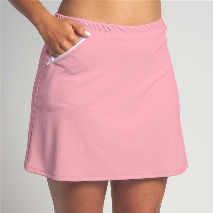 Zipper Pocket Skort -Light Pink