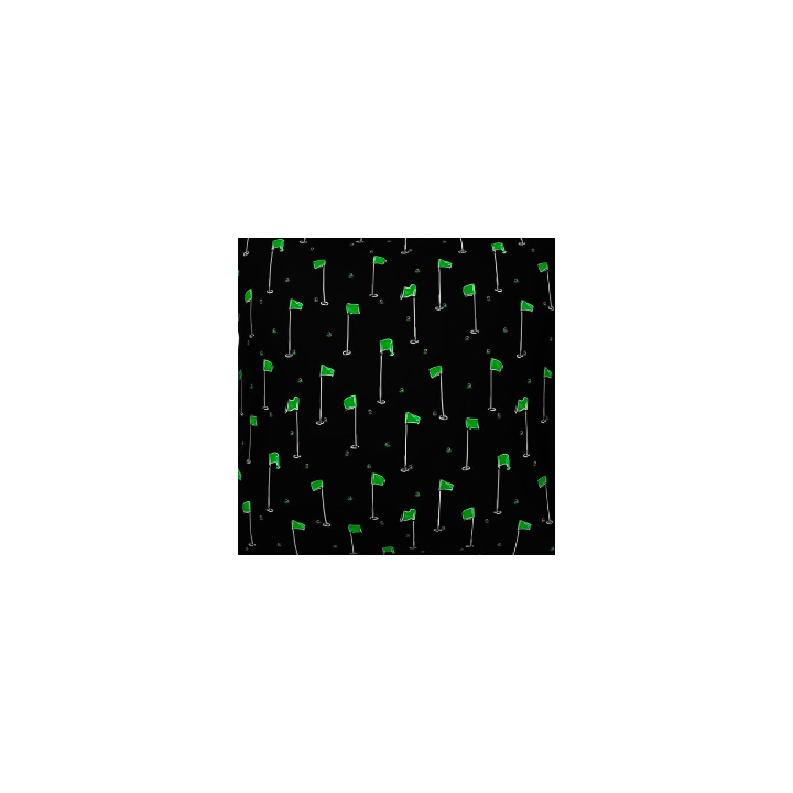 Golf Pins – Green Flags on Black