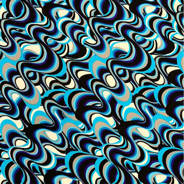 Turquoise Grape Swirl