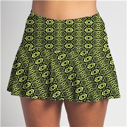 Flounce - Lime Geometric
