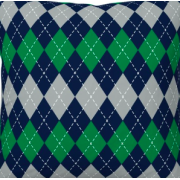 Navy Green Argyle