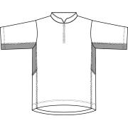 Mens 3/4 Zip Tee