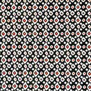Red Black Ikat